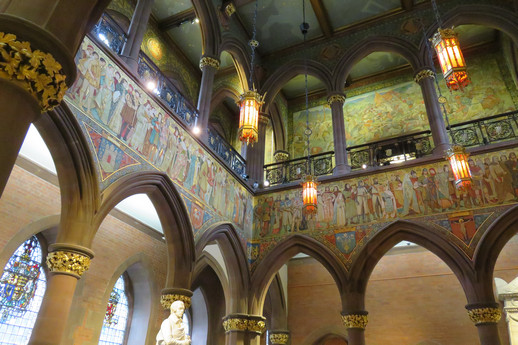 Entrance foyer of the Scottish National Portrait Gallery