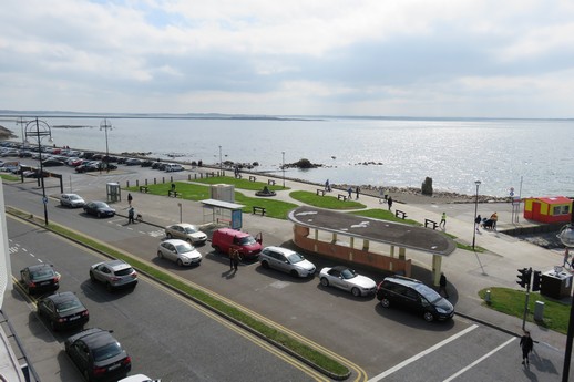 Salthill foreshore from our window